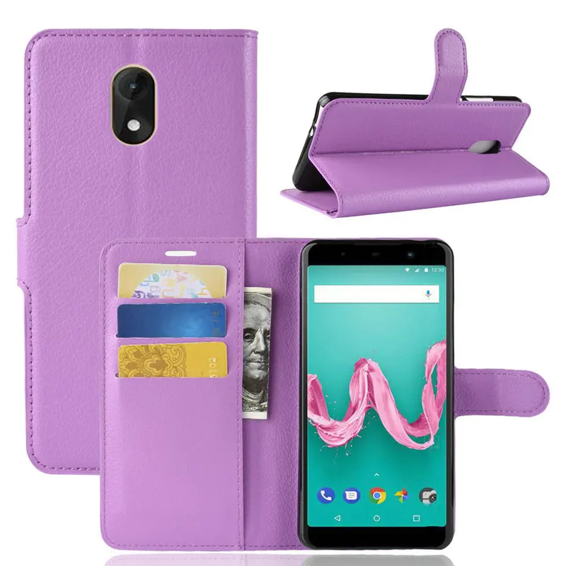Wiko Lenny 5 4 Plus Lenny5 Чехол кошелек кожаный чехол книжка с откидной крышкой подставкой