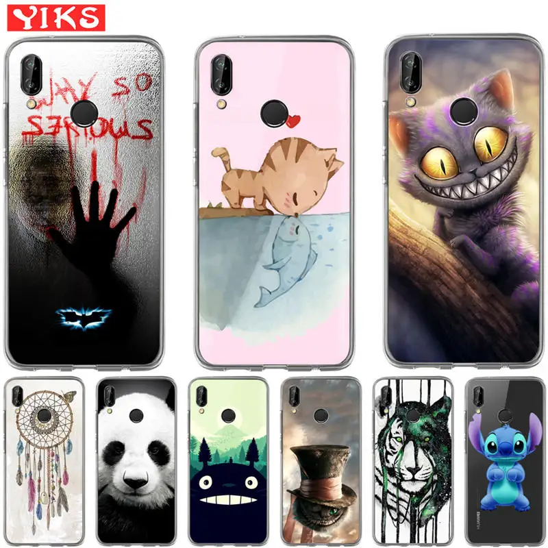 

Luxury Stitch Joker For Huawei P20 P10 P9 P8 Lite 2017 Mate 10 9 20 Lite Pro Plus P Smart Cover Case Pattern Coque Etui Fundas