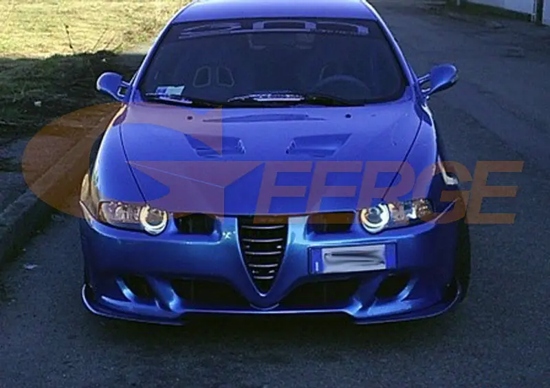 Alfa Romeo 147 2000 2001 2002 2003 2004 Halogen headlight ccfl angel eyes(5)