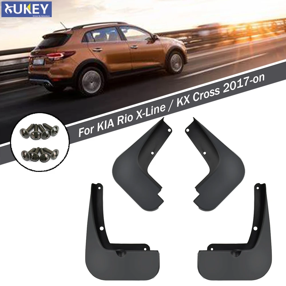 Автомобильные Брызговики OE Style формованные для KIA Rio X Line KX Cross 2017 on брызговики