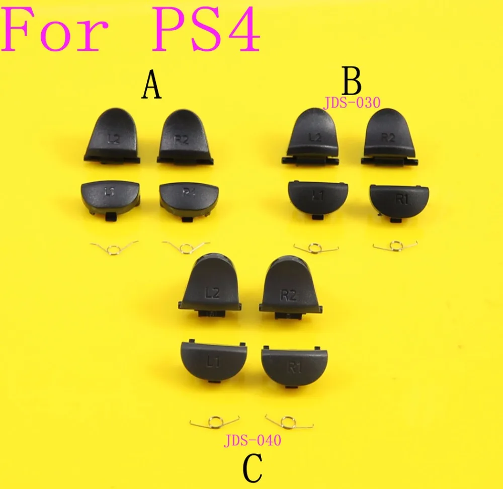 

JCD Replacement JDS 030 JDM-030 JDS-040 For PS 4 Controller L2 R2 L1 R1 Springs For PS4 Gamepad Buttons set