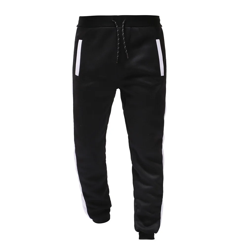 Feitong Men Tracksuit Autumn Winter Packwork Sweatshirt Top Pants Sets Sports Suit Tracksuit Ropa Deportiva Hombre Tracksuit Men