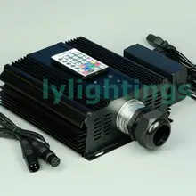 45 Вт RGB светодиодный оптоволоконный источник света RF пульт дистанционного управления+ DMX512+ платформа управления световой короб для DIY украшение в виде звезды освещение в бассейне, Новинка