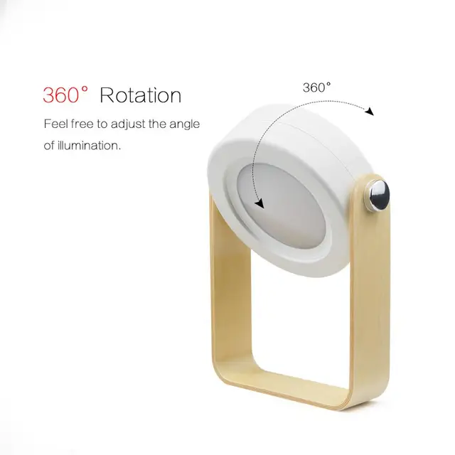 Lampe LED pliable Rechargeable par USB, luminaire décoratif d'intérieur – Image 3