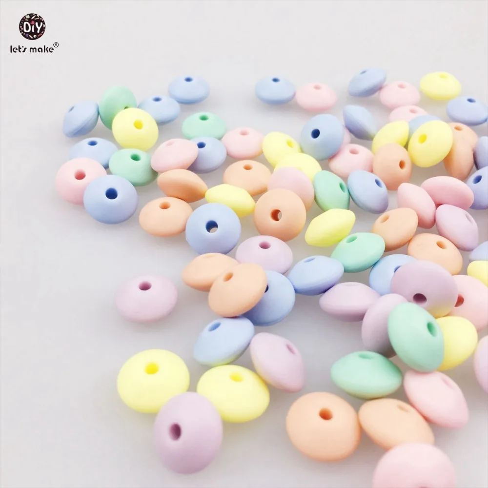 lets make silicone beads abacus 100pc soft pastel candy color food grade sensory baby teether diy crafts chewable baby beads - Pastel Food Coloring lets make silicone beads abacus 100pc soft pastel candy color food grade sensory baby teether diy crafts chewable baby beads - Pastel Food Coloring