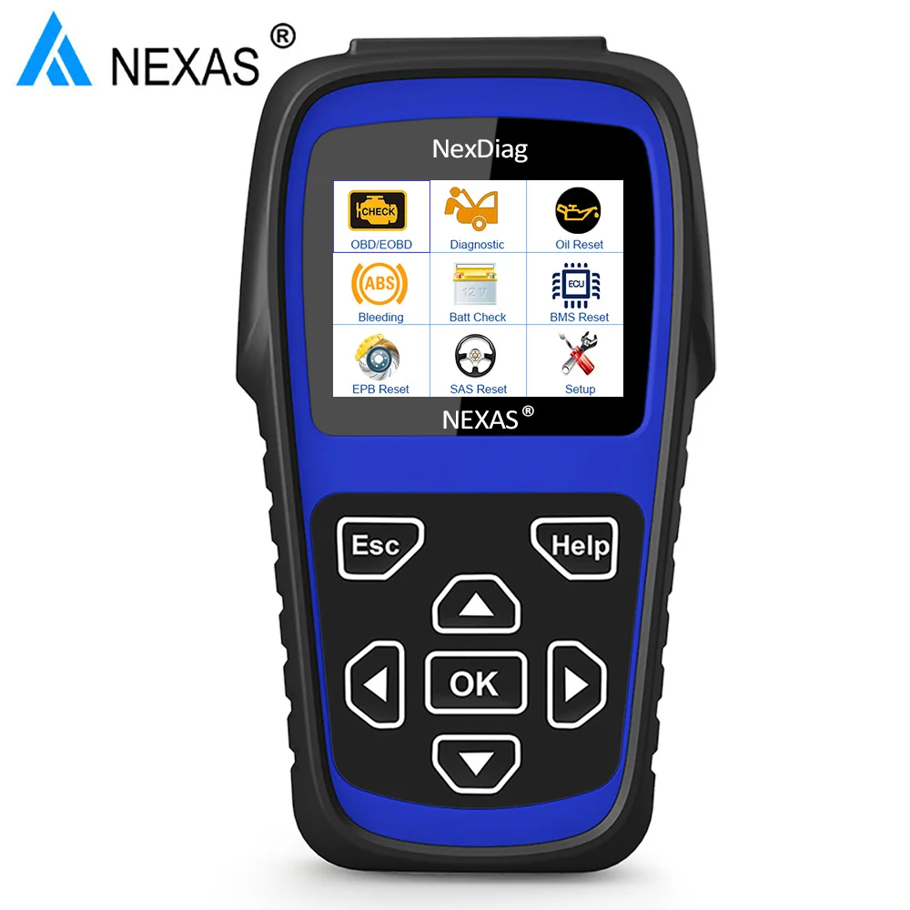 Nexas ND606 Профессиональный OBD2 авто аккумулятор сканера ABS EPB SAS сброс масла OBD2 сканер для Mercedes Benz автомобиля диагностический инструмент