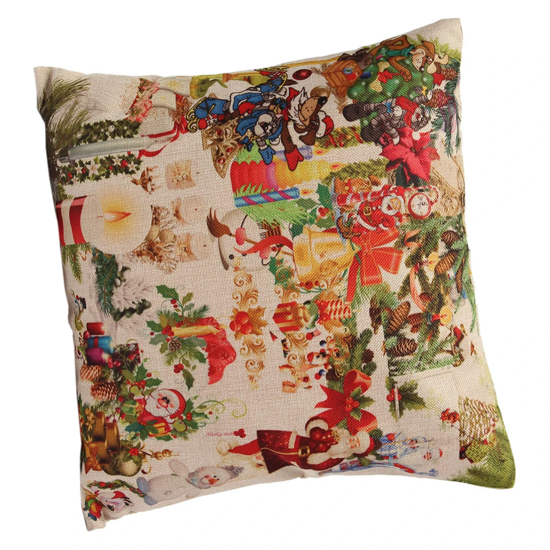 

Christmas Santa Claus Pillow Case Square Home