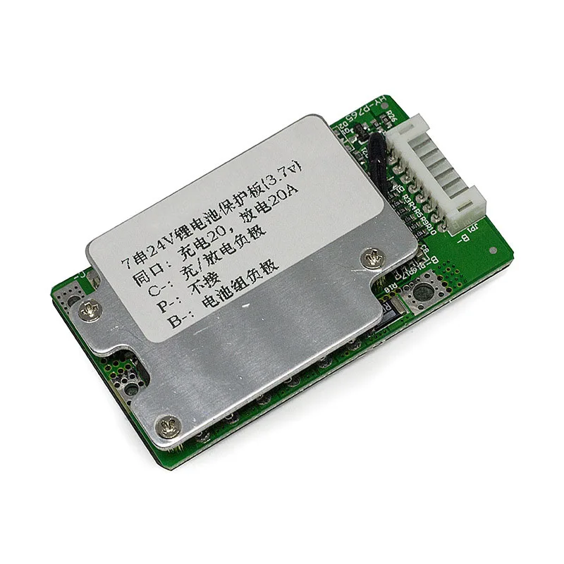 Прочный 7 S 24 V 20A BMS Защитная плата w/баланс для 18650 литий-ионный элемент литиевой батареи
