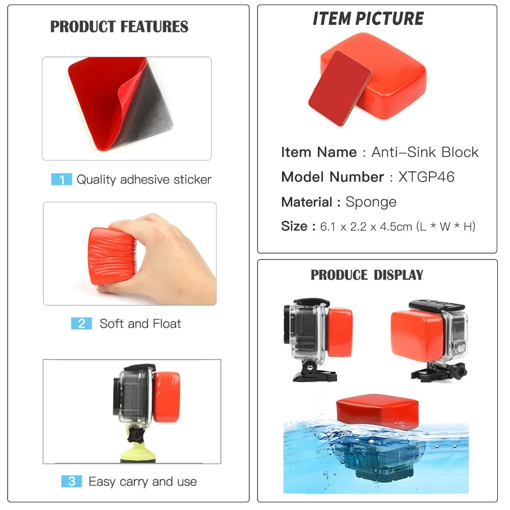 Цена Стрелять Действие Камера аксессуаров для GoPro Hero 7 6 5 4 черный Xiaomi Yi 4 K Lite 2 SJCAM SJ7 Экен H9 Go Pro крепление для Sony Nikon комплект