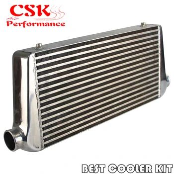 

Aluminum Front Mount Turbo Intercooler 600*300*76mm In/outlet 2.5" Bar & Plate