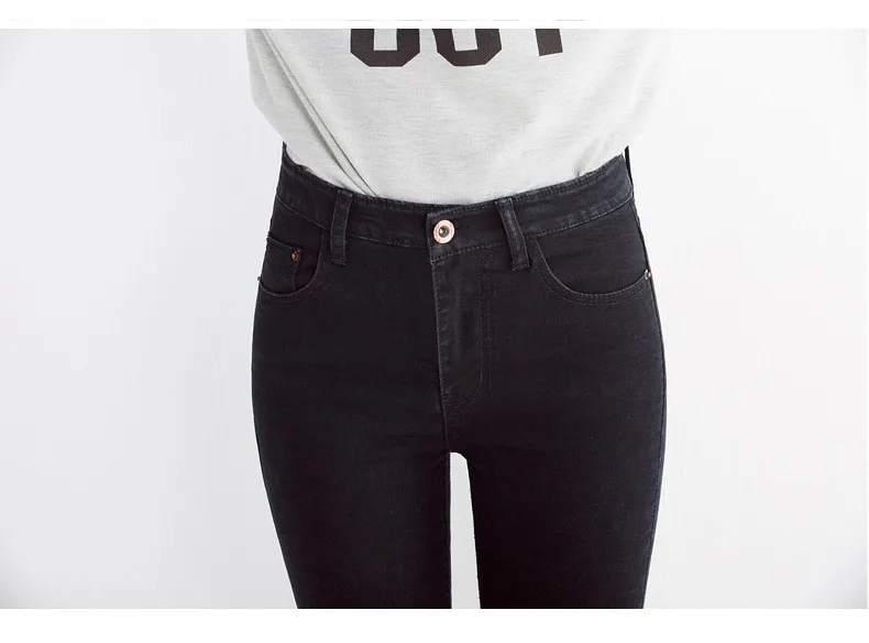 2019 деним, джинсы для женщин, модный новый старинный карандаш, повседневные джинсы стрейч, обтягивающие джинсы с высокой талией, женские