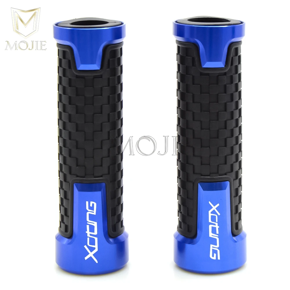 7/" 22 мм руль мотоцикла ручной рукоятки «Грипсы» для kycco xciting 250 300 350 400 400 S 500 CK250T CK300T ABS 500RI S400 - Цвет: Blue