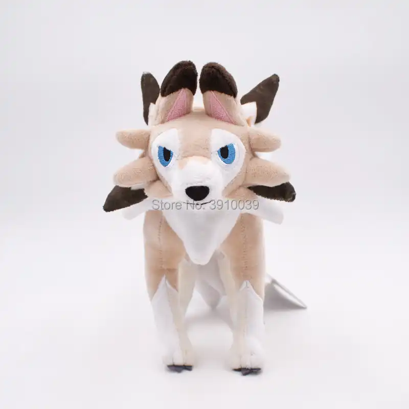 23 27 Cm 2 Gaya Lycanroc Peluche Boneka Lembut Kartun Plush Toy Pp