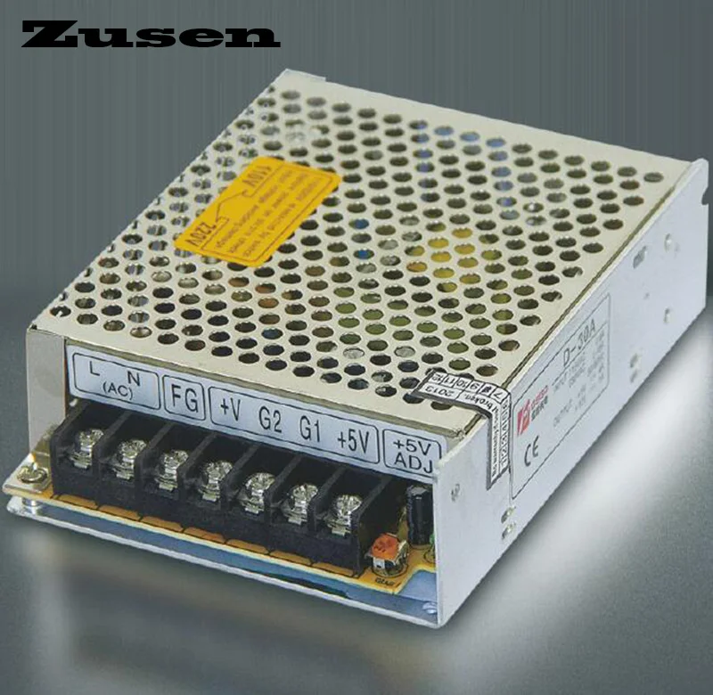

Zusen D30W-A Double Switch Power supply adjustable output 30w 110V/220VAC to 5~12VDC