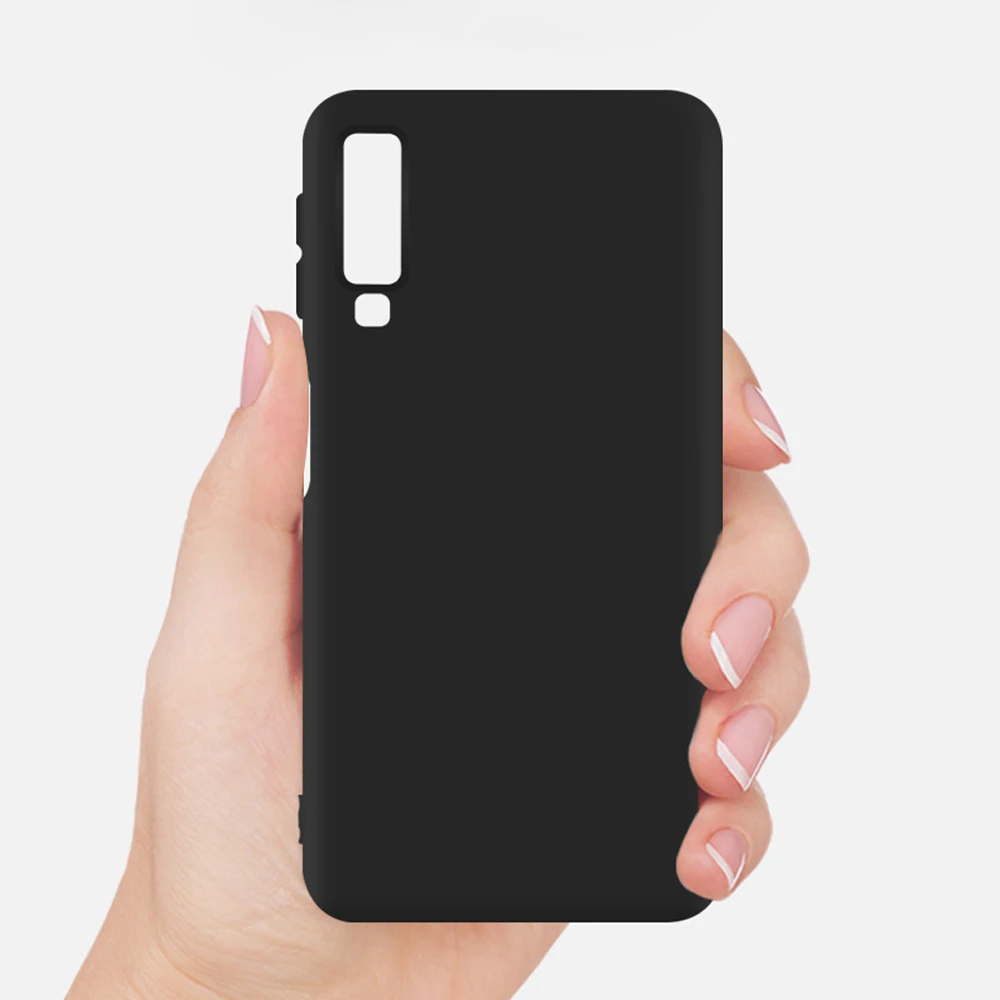 For Samsung Galaxy A7 2018 Case Soft Silicone TPU Back