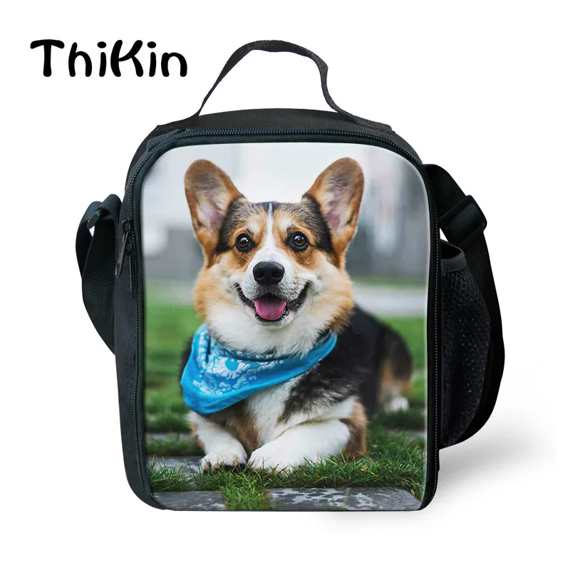 ThiKin термо сумка для ланча вельш корги пемброк собака печать коробка для завтрака Пикник еда мешок термоизолированные сумки для детей 2019