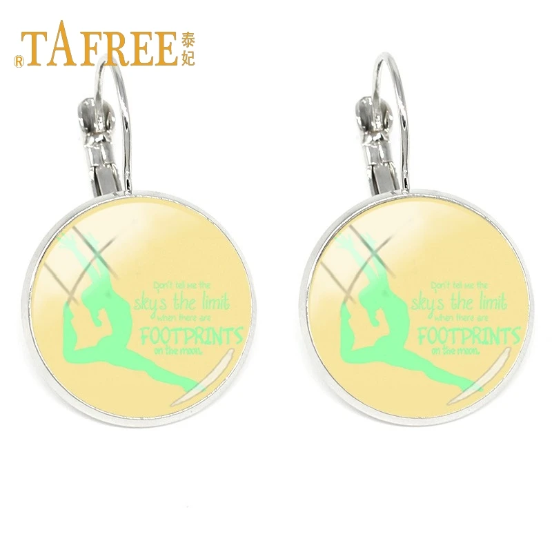 GY037 TAFREE модный романтичный с серебряным покрытием гимнастика подарки влюбленным Женская Сережка серьги литературный ветер старинные этнические украшения ne GY023 - Окраска металла: GY037