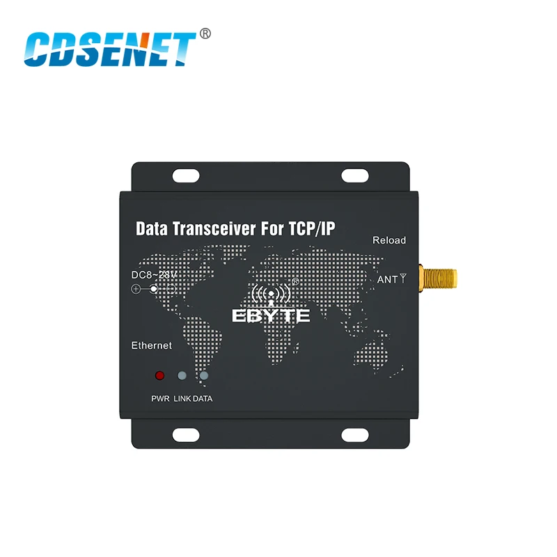 E90 DTU(900SL30 ETH) LoRa 868 мгц 915 30 дбм SX1268 Ethernet беспроводной модем прозрачный модуль