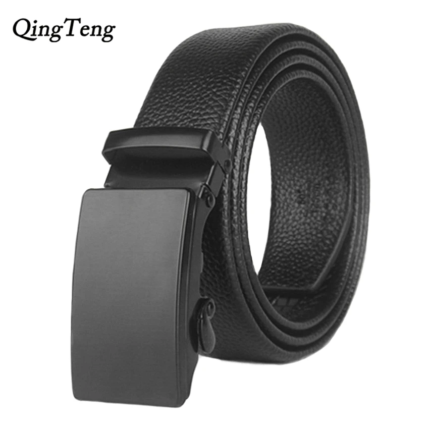 2018 Top Cow Genuine Leather Belt Men High Quality Mens Belts Automatic Buckle Waistband ...