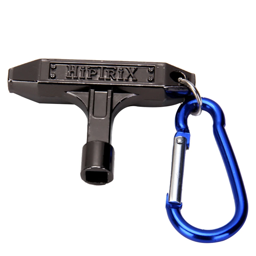 

Metal Drum Tuning Key Tuner Tension Adjustable 1/5' Square Socket Snap Hook for Tuning Drums