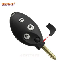 OkeyTech for Citroen Xsara Picasso C8 C4 C5 C3 Berlingo Replacement 3 Button Remote Flip Switchblade Key Shell Case Cover Fob