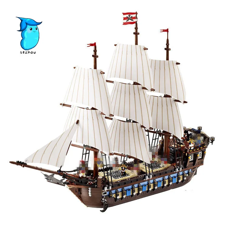 

StZhou LEPIN 22001 Pirate Ship warships Model Building Kits Block Briks Toys Gift 1717pcs Compatible