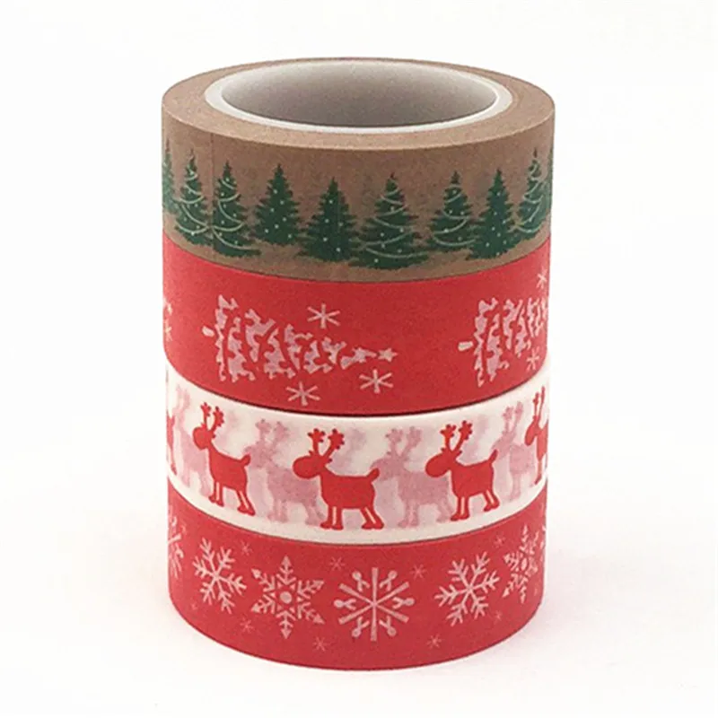 

15mm X 10m Hope tree DIY elk Christmas present Decorative Washi Tape DIY Scrapbooking Masking Tape School Office Supply