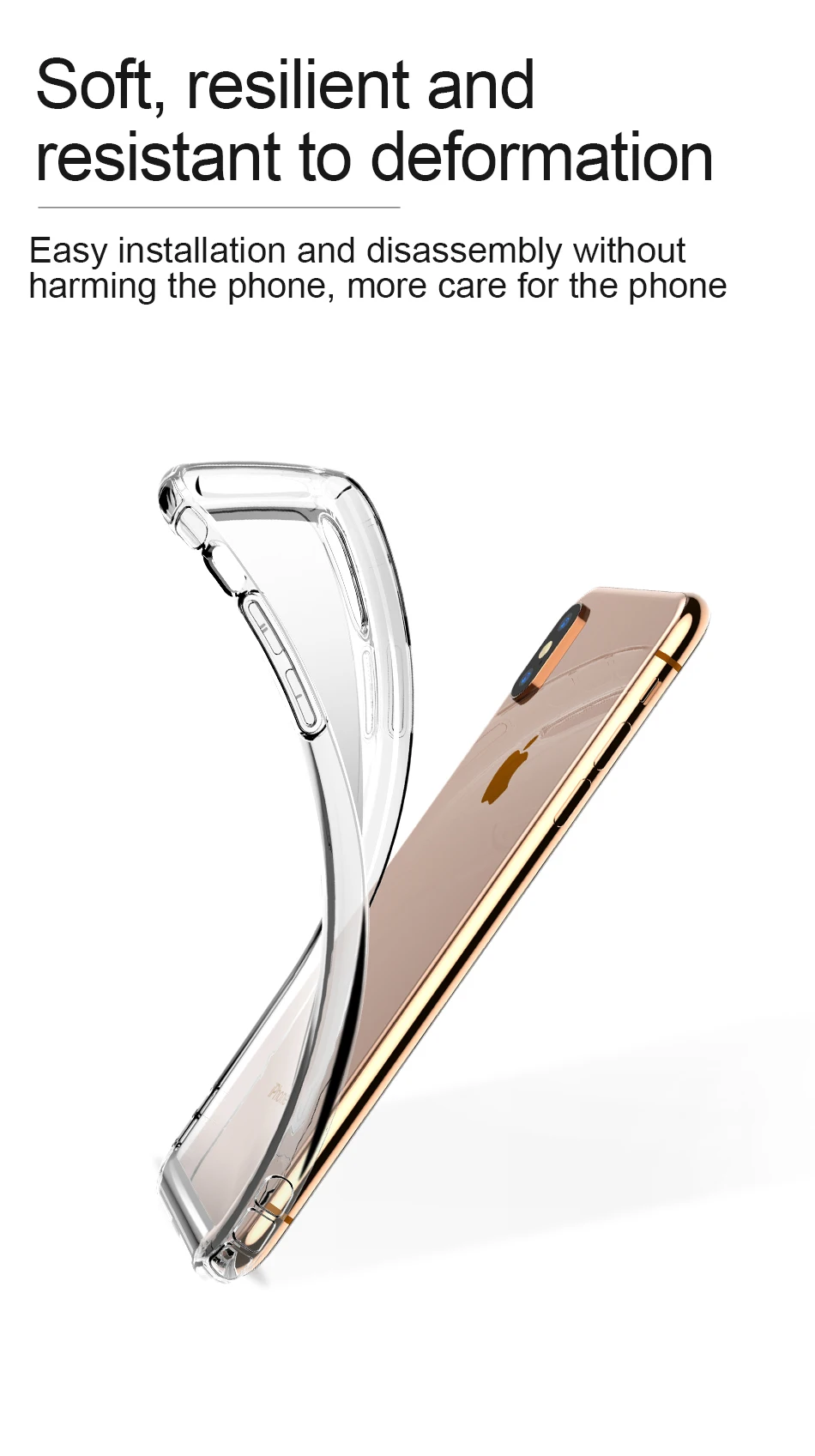 Baseus противоударный чехол для телефона для iPhone Xs Xr Xs Max Coque Мягкий защитный силиконовый из ТПУ задняя крышка для iPhone новые чехлы