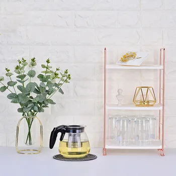 

3 Tier Multi-function cup holder Storage Rack Iron Corner Organizer Bathroom Caddy Shelf Kitchen Storage Rack Holder w613