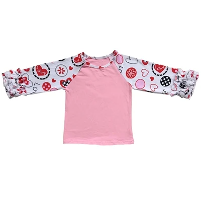 Детские рубашки в клетку с оборками и монограммой для девочек - Цвет: 10