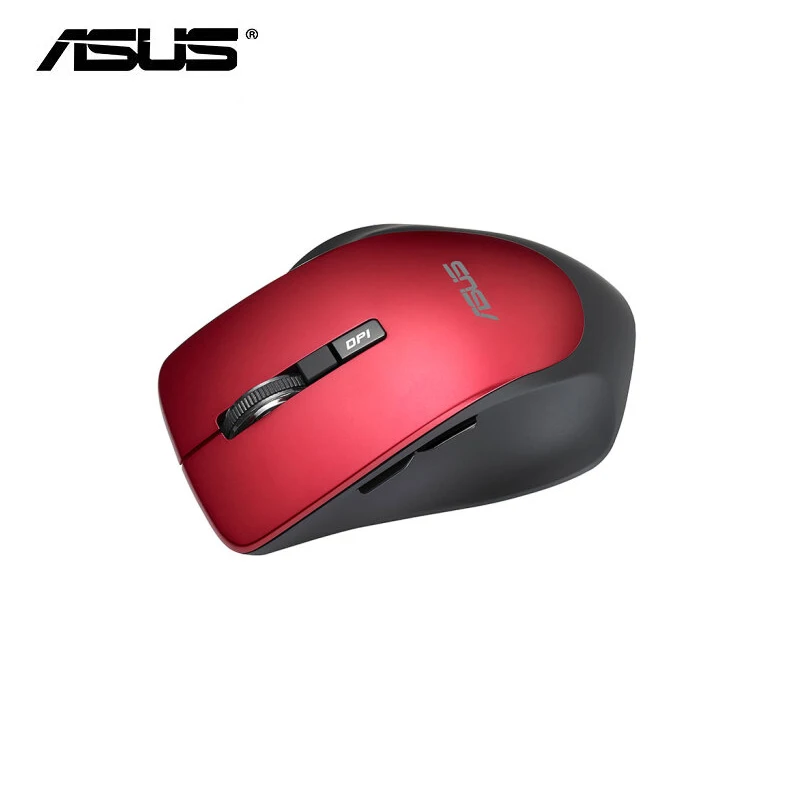 ASUS WT425 Беспроводная оптическая Бесшумная мышь офисный бизнес ноутбук Настольный компьютер, универсальная энергосберегающая мышь - Цвет: Красный