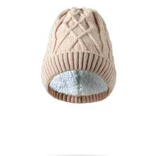 Новая модная Толстая вязаная шапка с крученой нитью для мужчин и женщин, искусственные зимние шапки для девочек, женские вязаные шапки