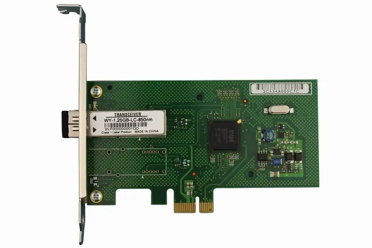  WY580F PCI-E X1 1000M Gigabit desktop fiber netzwerk karte intel82580 diskless PXE multimode LC Fib