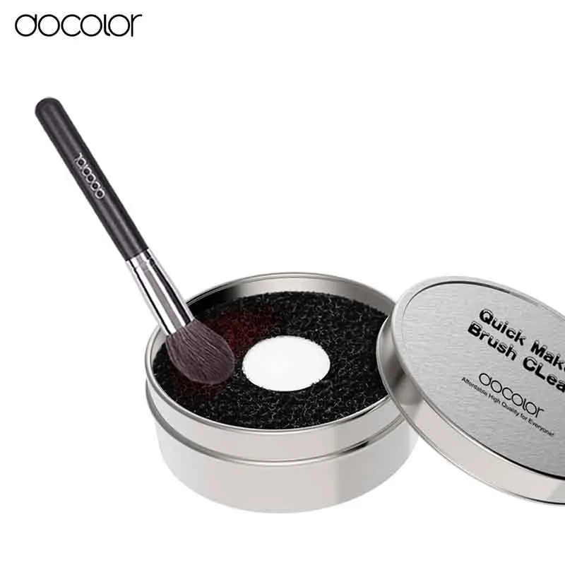 

Docolor 3 Seconds Color Off Makeup Brush Cleaner Sponge Remover Color Make up Brushes Cleaning Mat Box Tool Cleaner Quick Wash