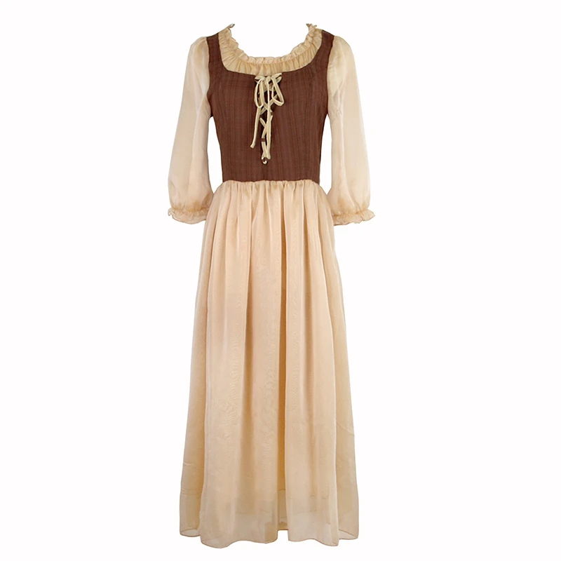 Средневековое платье горничной манга пасторальный Сельский стиль фермы корсет костюм