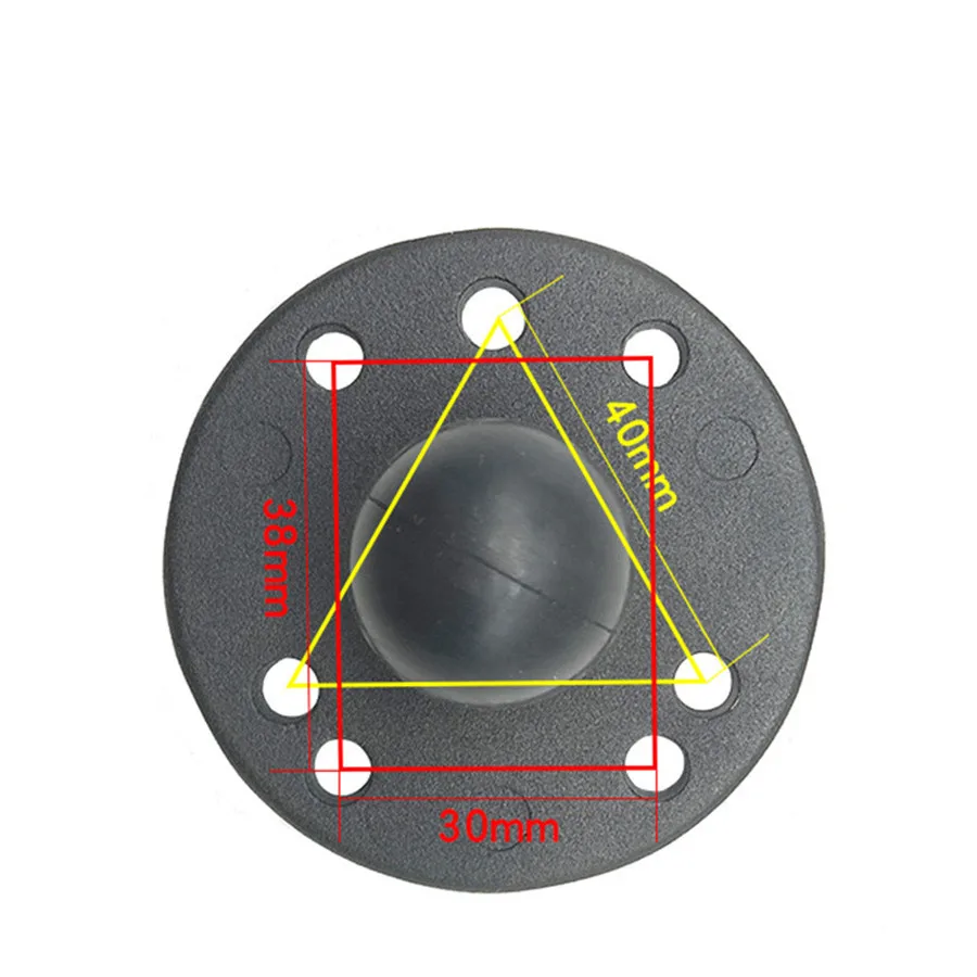Round Base to 1 inch Ball Mount (3)