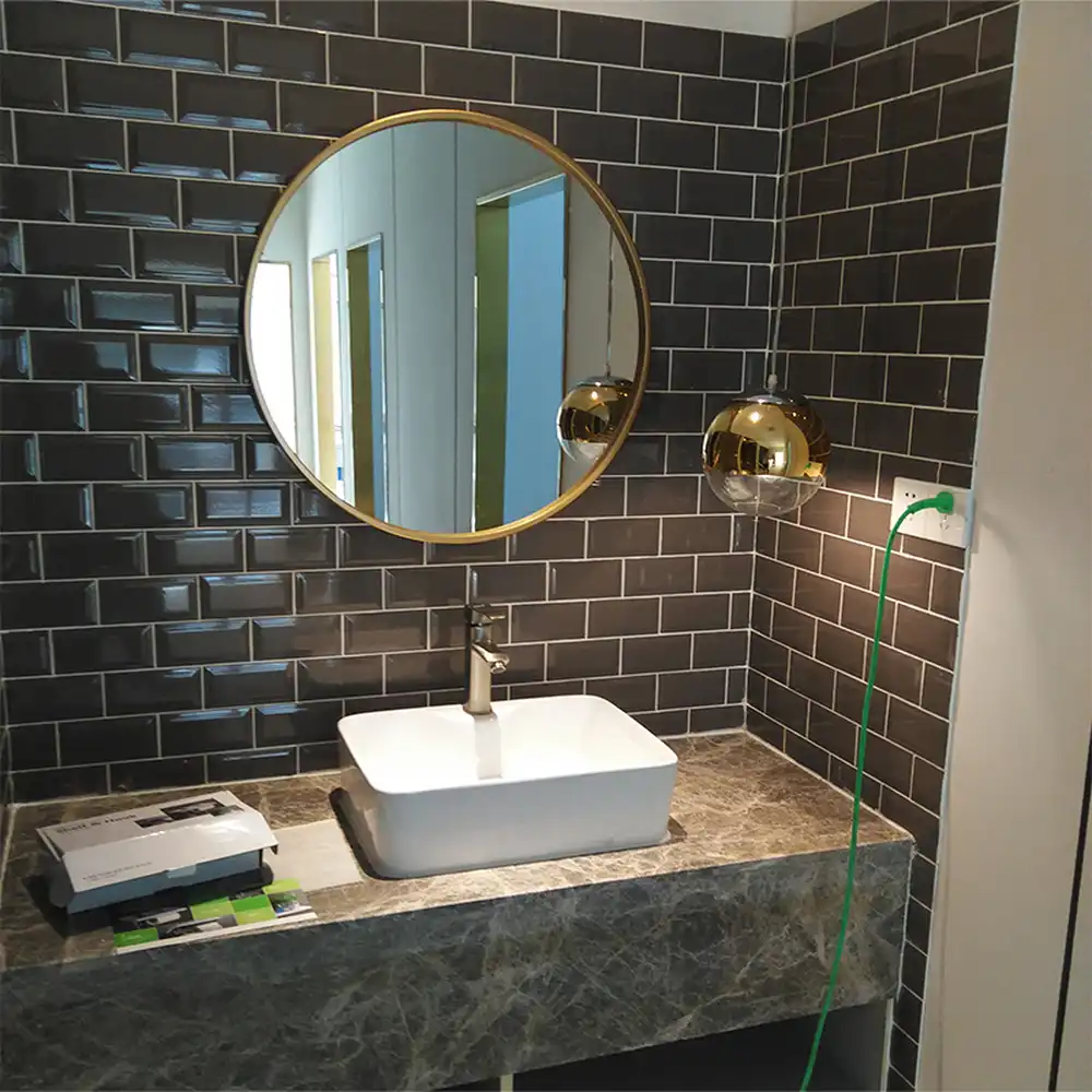 European Luxury Bathroom Mirror Gold Round Makeup European Luxury Bathroom Mirror Gold