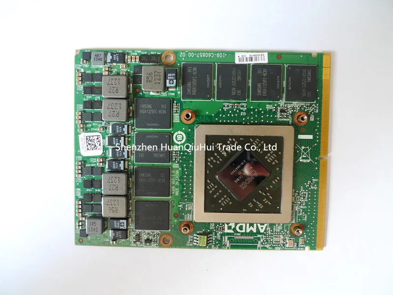  Original HD8970M HD 8970M R9 M290X 216-0847000 Graphic Vedio Card 4GB GDDR5 MXM 3.0 for Dell M17x M