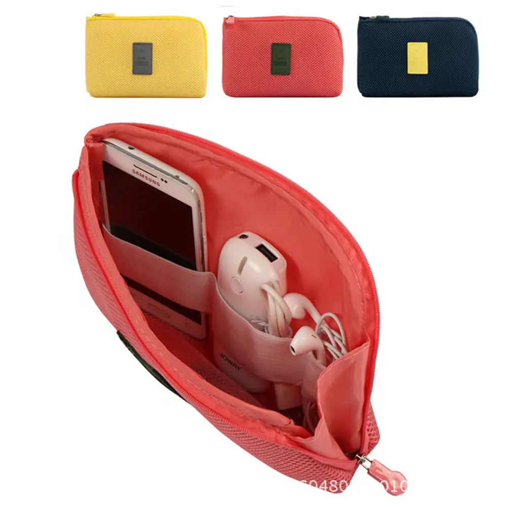 Portable Travel Earphone Cable font b USB b font Digital font b Gadget b font Organizer
