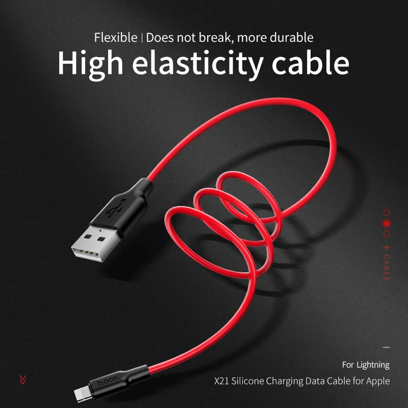 Hoco الهاتف المحمول usb تهمة كابل بيانات usb ل البرق/مايكرو usb/نوع c صديقة للبيئة سيليكون ل فون xiaomi سامسونج Hoco الهاتف المحمول usb تهمة كابل بيانات usb ل البرق/مايكرو usb/نوع c صديقة للبيئة سيليكون ل فون xiaomi سامسونج