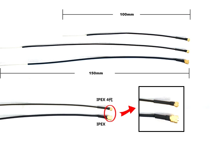 10/20 шт. Frsky 10 см 15 2 4G антенна IPEX 4 IPEX4 для XM + R xsr rxsr антенны приемника|Детали и