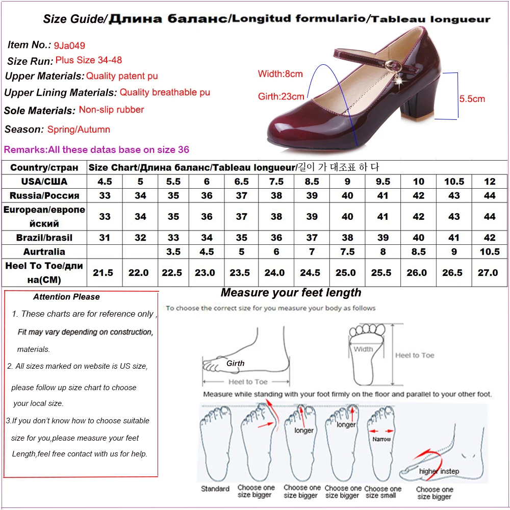 women shoes size New