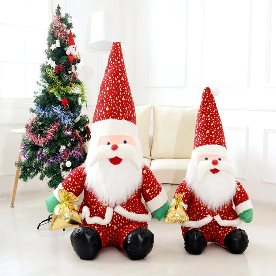 Santa Claus 45CM Plush Toys Christmas Decorative Toys for Hometoys for