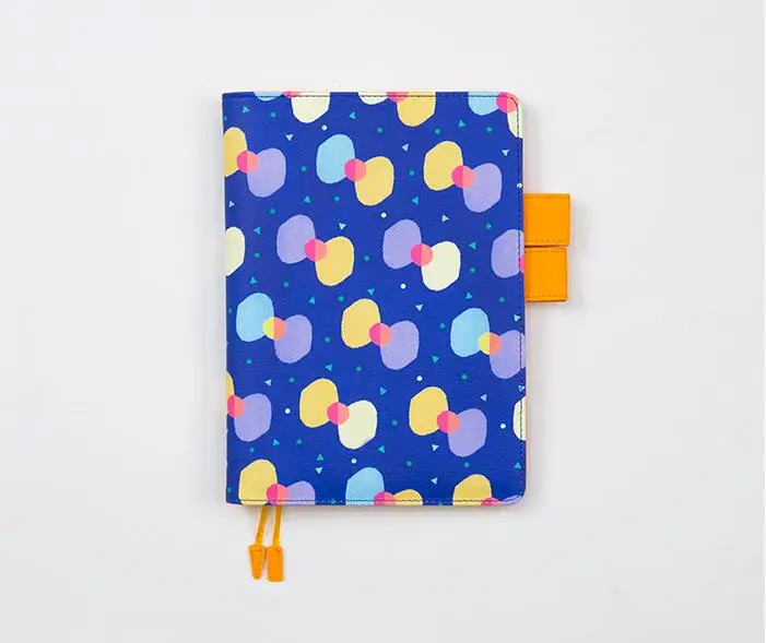 

Kawaii multi-colors 2017 agenda PU leather 207 pages A5 A6 DIY diary planner gift free shipping