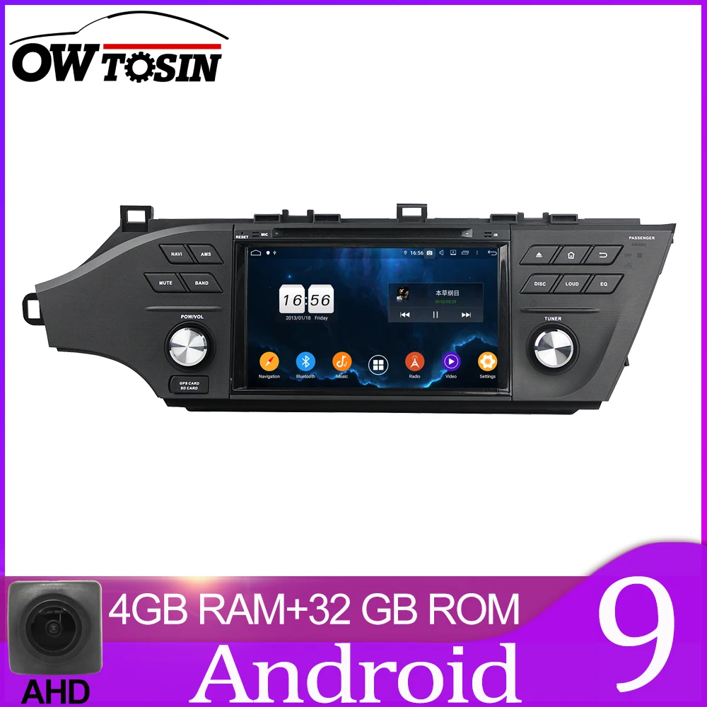 Owtosin автомобильный Радио мультимедийный видео плеер навигация GPS Android 9 0 для Toyota