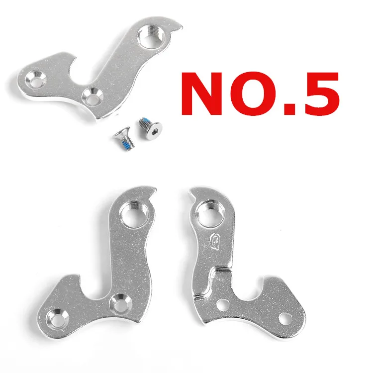 Discount MTB Mountain Bike Folding Bicycle Rear Aluminum Tail Hook  With Screws Rear Frame Accessories 4