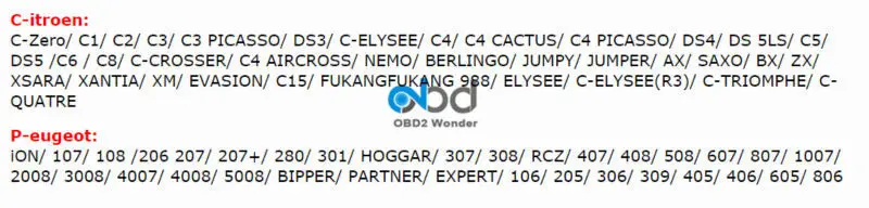 car list_