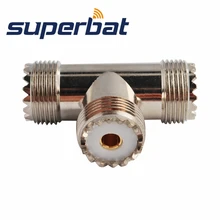 Superbat RF СВЧ-переходник UHF гнездо для разъем UHF Jack 2 Way "T" Тип-британская версия