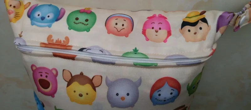 Baby Diaper Bag Cartoon Waterproof Wet Dry Bag Stroller Hang Tote Mom Maternity Changing Nappy Wetbag Wet Cloth Baby Care BB6035 (6)
