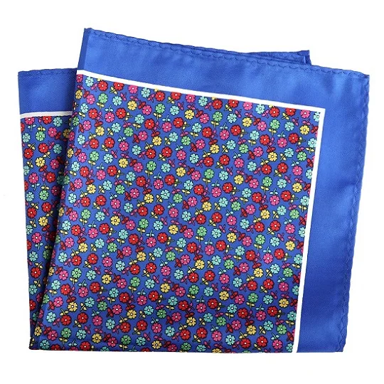 PH108 Pocket Square Портной Смит мужской платок цветочный якорь клетчатый горошек печатных носовой платок из полиэстера бизнес Карманный квадратный 33x33 CM - Цвет: PH108 Pocket Square